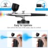 4bf76ca559d3d864 7.4v With Portable Air Brush Nails For Nail Art Paint Painting Crafts Airbrush Compressor