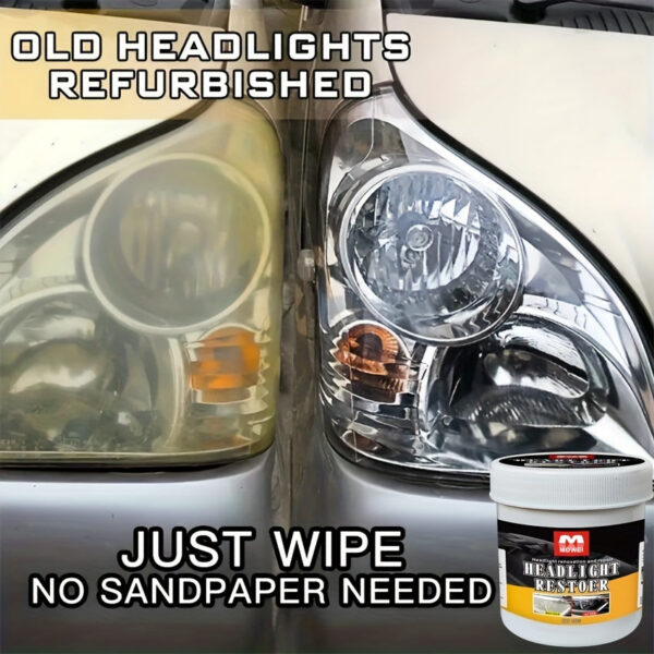 Car Restoration Polishing Headlamp Scratch Remover Repair Cleaning Paste Remove Oxidation Headlight Polish Liquid