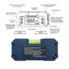 4c1d496e27eb56fe SHAHE Digital Incometer Dual-axis Protractor Rechargable Bevel Box Electronic Level Angle Finder Gauge