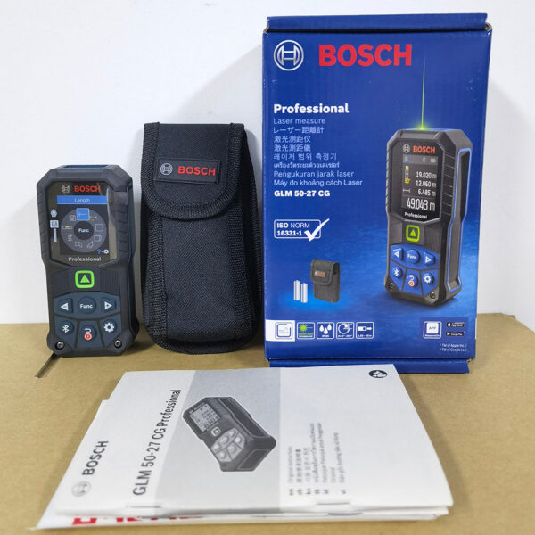 4c33eacc7060bd68 Bosch Professional Measure Instrument GLM 50-27 CG 50M Green Laser Rangefinder IP65 Bluetooth Electronic Measuring Rule