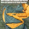 iClimb 3M Thinsulate Insulation Mummy Sleeping Bag with Compression Sack Ultralight Compact Warm Washable for Adults Indoor Outdoor Backpacking Camping Hiking