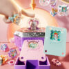 4c3b832fdd221129 DIY Making Jewel Rings Magical Kit for Girl Supplies Bead Handmade Princess Pendant Keychain Colored Beans Kid Toy Birthday Gift