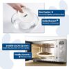 4c4b039594e9c37b Cat Bowls, Elevated Cat Bowl, Raised Ceramic Cat Dish with Metal Stand, Pet Water or Food Feeding Station for Indoor Cats, Kitten, Puppies and Small Dogs(2 Pack)