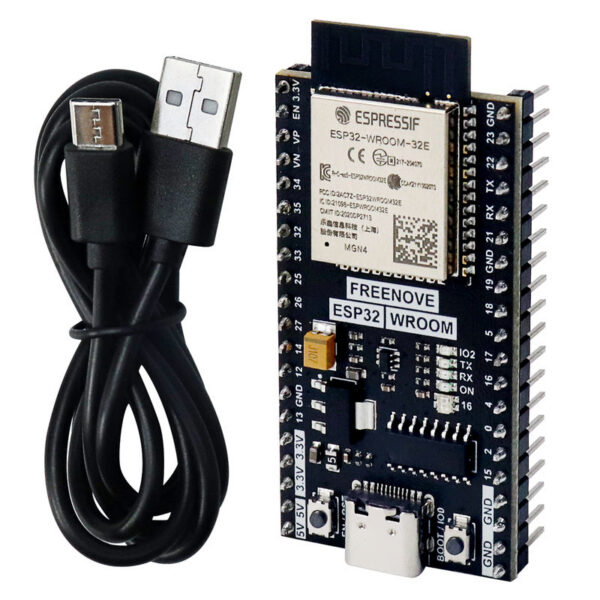 4c5022238de8bd88 Freenove ESP32-WROOM Wireless Board, Dual-core 32-bit 240 MHz Microcontroller, Python C Code, Example Projects Tutorial