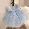 Summer Baby girls Dresses for Prom 2024 New Children‘s Infant Princess Ball Gown Kids Wedding Birthday Baptism Party Clothing