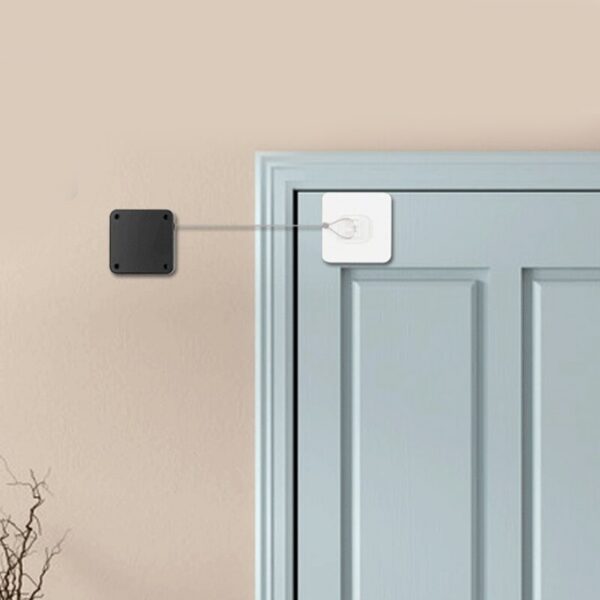 4c5c8673f4bf8880 No Punching Pull Cord Closers Adjustable Surface Stop Bracket Type Automatic Door Closer