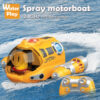 4c705ad4a4d96003 2.4GHz Remote Control Motorboat Waterproof Spray Swimming Pool Bathing RC Steamboat Toys For Boys And Girls Children's Gift