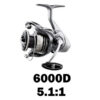 NEW DAIWA Fishing Reel EXCELER LT (Light&Tough) 1000D-6000D-H Light Strong LC-ABS Metail Spool 4KG-12KG Ultraleve 185g-320g