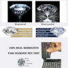 4c857d8a9322dc32 sterling sier 2.5mm Rings For Women Wedding D Color Diamond Engagement Band Moissanite Jewelry