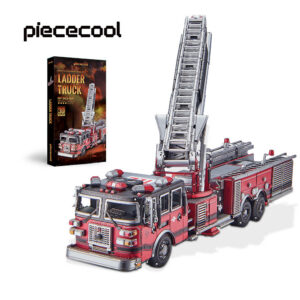 4c857da81af767f1 Piececool 3D Metal Puzzles Ladder Truck Assembly Kits Engineer Vehicle Collection Model DIY Jigsaw for Home Decor