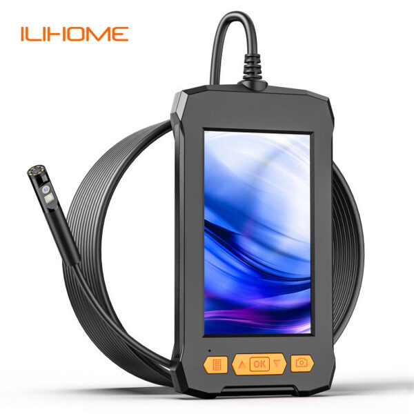 4c88923631fd53b3 4.3 Inch IPS Screen Industrial Endoscope Camera Single Dual Lens HD1080P Car Inspection Borescope IP68 Waterproof LEDs 2600mAh