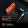 4c8af65931d5ab4d ACEBEAM Keychain Flashlight Keylite 500 EDC Rechargeable Flashlights With Self Defense Strobe Mode Dual LED Light Camping Work