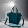 Mini Canvas Satchel Bag With Top Handle, Multi Pockets Shoulder Bag, Portable Lunch Box Storage Bag