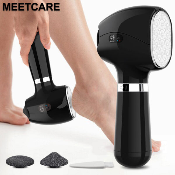 Electric Grinder for Foot Callus Sander Dead Skin Rupture Remover Pedicure with 3 Speeds Rechargeable Feet Heels Grind