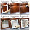 4ca0e53e412afac9 Cat Flap Door with 4 Way Security Lock Controllable Switch Transparent ABS Plastic Gate Puppy Kitten Safety in&out Pet Doors Kit