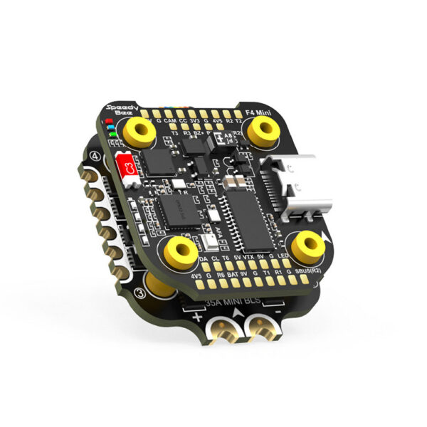 4ca62f56bffc465e SpeedyBee F405 Mini Stack Flight Controller FC BLS 35A V2 3-6S 20x20 4-in-1 ESC Dual BECs for RC FPV Racing Drone