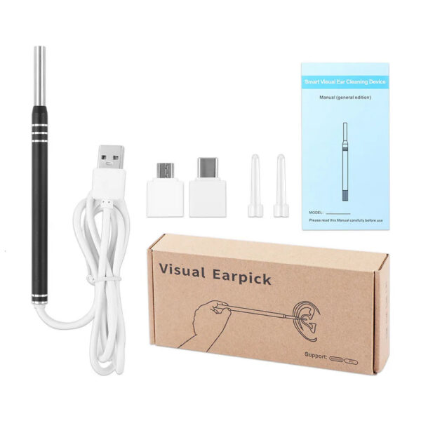 4ca99fa8c4efbdf4 Care Supply Smart Cleaner Endoscope Spoon Camera Ear Picker Cleaning Wax Removal Visual Earpick Wifi Mouth Nose Otoscope Support Android 230524