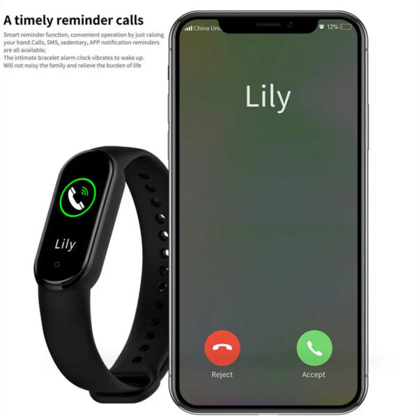 4cabc5f9f30a5113 M5 Watch Color Screen Step Counting Multi Sport Mode Message Reminder Photography Music Remote Control Smart Band