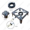4cbc545c543fa6f5 BACOENG 5.33 kw output Cast Iron Large Gas Burner Boiling Ring Restaurant Catering Camping Stove
