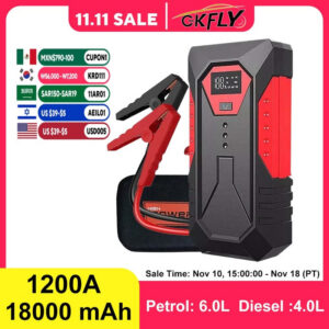 4cc3e8e79cd8410f 18000mAh Jump Starter Portable Power Bank Battery Booster 12V Car Starting Device for Petrol Diesel 6.0L/4.0L
