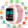 Multifunctional Smart Watch Men Women Bluetooth Connected Phone Music Fiess Sports Bracelet Sleep Monitor Y68 Smartwatch D20