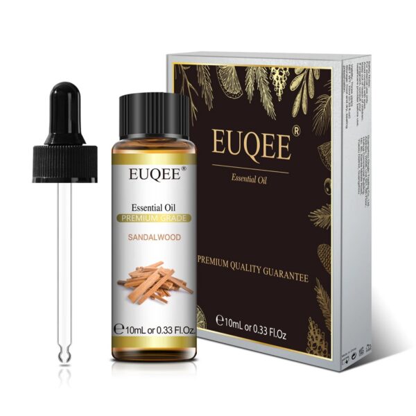 4ce41a9548414b41 EUQEE 10ml Natural Plant Essential Oil with Dropper For Diffuser Humidifier Lavender Jasmine Eucalyptus Vanilla Essential Oils