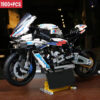 4d08cf950b6ade08 New 42130 Expert Puzzle Simulation Model Motorcycle Building Block Assembly Birthday Gift Toy