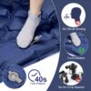 Kiaitre Isomatte Selbstaufblasend, 9CM Ultraleichte Aufblasbare Luftmatratze mit, Tragbare Kompakte Camping Matratze Luft Isomatte für Camping, Wandern, Rucksackreisen und Wanderreisen