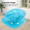 4d32918da5dbe597 Portable Air Sofa, Ergonomic Inflatable Couch, PVC Transparent Camping Air Lounger Mattress for Adults Backyard Beach Traveling Picnics, Music Festivals, Outdoor Garden