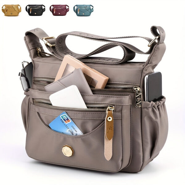 4d4bf535f66a342d Casual Solid Color Hobo Bag, All-Match Zipper Shoulder Bag, Women's Versatile Bag For Work