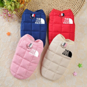 Pet Clothes Winter Cotton Dogs Vest Coats Plus Warm For Small Medium Dog Clothing Puppy French Bulldog Chihuahua Perro