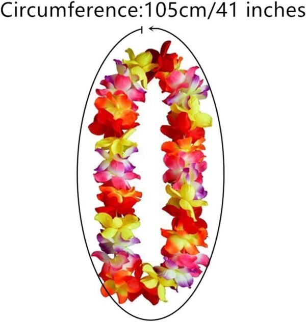 4d5e3ea4c4829b20 Hawaiian Hula Leis Dance Garland Artificial Flowers Neck Loop for Luau Party Costumes (Pink)