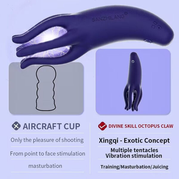 4d70c3c1a9fb62f0 Vibrating Glans Trainer Delay Ejaculation Toys For Men Male Masturbator Massager Adult Sex Toy