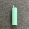 20oz Skinny Tumbler With Seal Lids Rainbow Straws Stainless Steel Thermos Bottle Double Insulated Water Cup For Travel