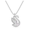 4d865af1cd15f0fa Sier Pattern Pendant Necklace Swan Sticky with Fine Diamonds