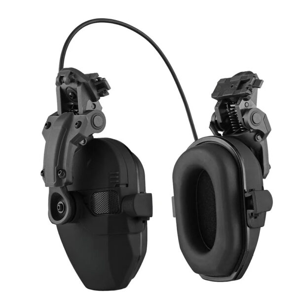 4d874bf2ed1fbb01 NEW Airsoft Shooting Noise Reduction Earmuffs Tactical Helmet Mounted Electronic Hearing Protector Sound Amplification Headphone