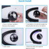 4d96f0149912be09 Magnetic Floating Levitation Globe LED World Map Electronic Antigravity Lamp Novelty Ball Light Home Decor Lamps Birthday Gifts
