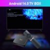 4da2cbd9a3937d59 TV98 PRO TV Box Android 14 ATV H313 Quad Core 5G Dual Wifi 8K 4K Media Player TB 5.2 Support Voice remote control TV Box
