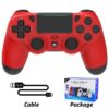 DATA FROG Bluetooth-Compatible Game Controller for PS4/Slim/Pro Wireless Gamepad PC Dual Vibration Joystick For IOS/Android