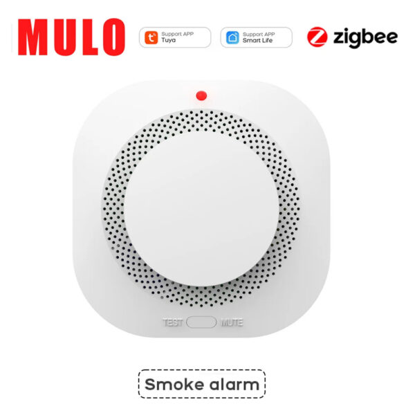 4da92816a9c48f7a Tuya ZigBee WiFi Smart Smoke Detector Alarm Sensor Home Security Fire Protection For Home Security System Via Smart Life APP
