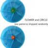 Bird Creative Foraging System Wheel Seed Food Ball Rotate Training Toy for Small and Medium Parrots Parakeet Cockatiel Conure (Blue)