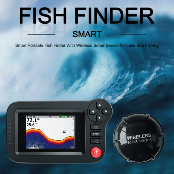 4daf5c5f29ffe364 Smart - Portable Fish and Depth Finder For Recreational Fishing From Dock, Or Bank