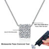 4db415704e0d0419 NeeTim Full Moissanite Diamond Woman Pendant Sterling Sier Necklace For Women Chain Party Bridal Fine Jewelry