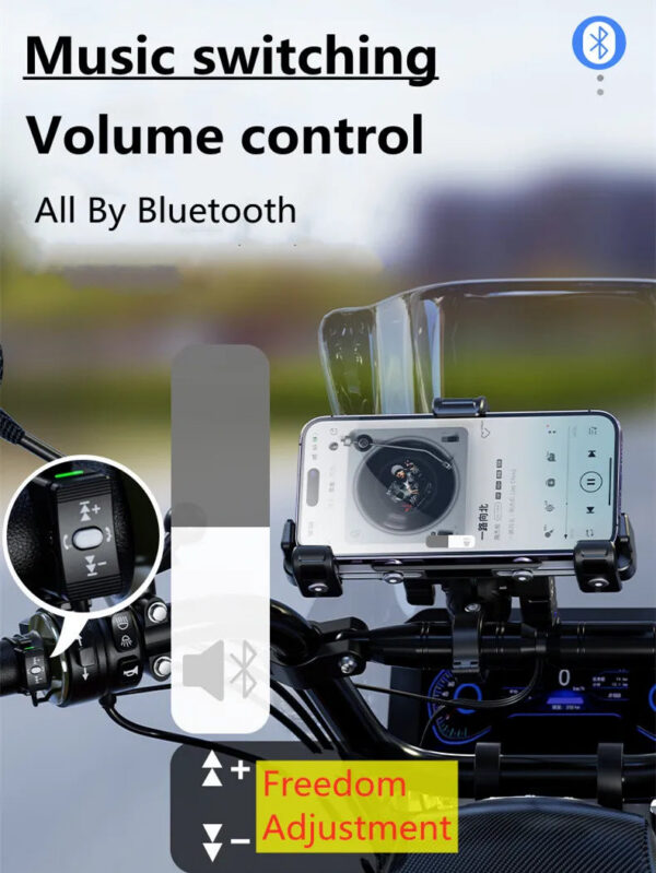 4db76edcd1d8bc77 Motorcycle Phone Holder Wireless Charger Motorbike Moto Mirror Mobile Stand Support USB Fast Charging Cellphone Handlebar Mount