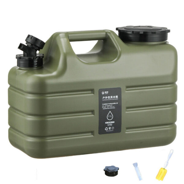 4dba29479ea29068 11L Bucket Large Capacity Portable Drinking Water Canister with Detachable Faucet No Leakage for Outdoor Travel Driving