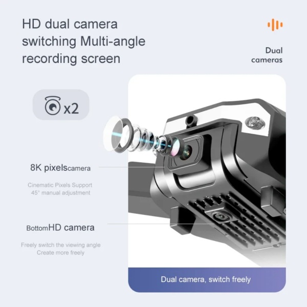 4dcc63f8f5fec7ed For Xiaomi G6 Drone GPS 8K Professional HD Photography Omnidirectional Obstacle Avoidance 5G Unmanned Aerial Vehicle Toys