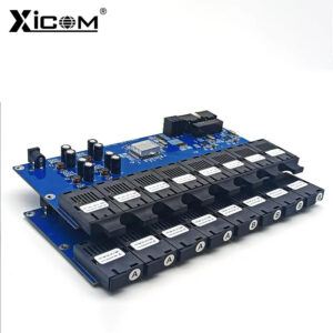 4dd6cd642a89290f Gigabit Ethernet Fiber Switch Media Converter 8 Fiber Port 2 RJ45 Fiber Port Optical Transceiver 20KM SC Single Mode 100/1000M