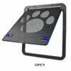 4de73f7e58c249f0 Pet Door New Safe Lockable Magnetic Screen Outdoor Dog Cat Window Gate House Enter Freely Fashion Pretty Garden Easy Install