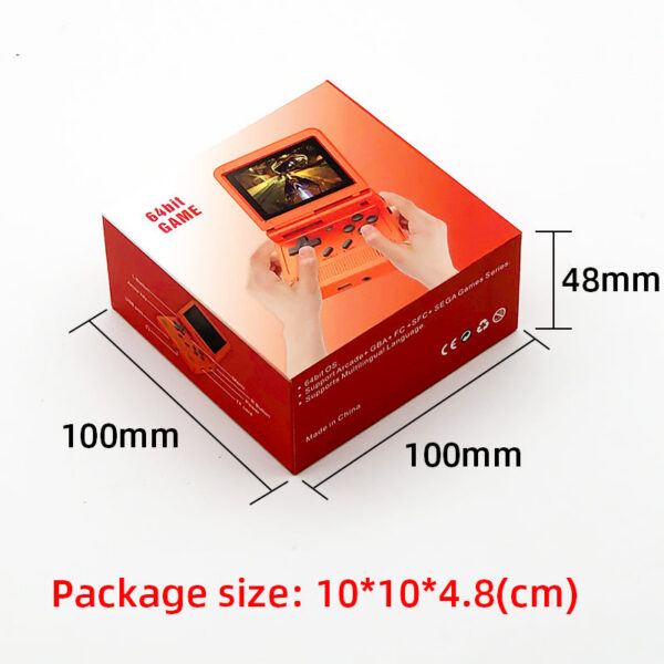 Coopreme V90 3.0 Inch IPS Screen Flip Handheld Open System Game Console 16 Simulators PS1 Children's gifts