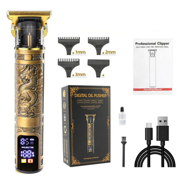 4e17ff925abc3530 T9 Electric Clipper for Man With LCD Display Shaver Trimmers For Men Barber Professional Beard Rechargeablehine Hair Cutting